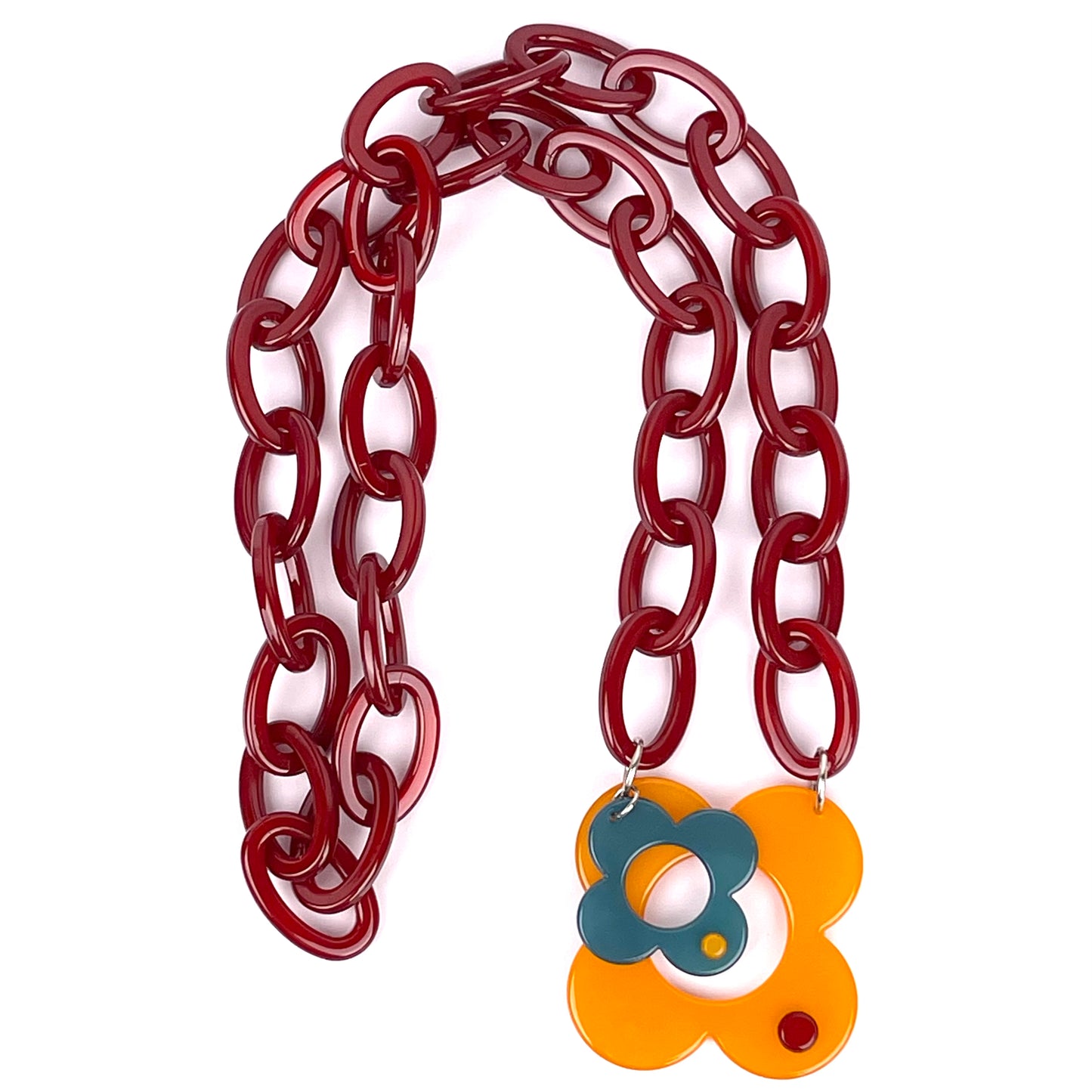 Hanover necklace - Citrus wine