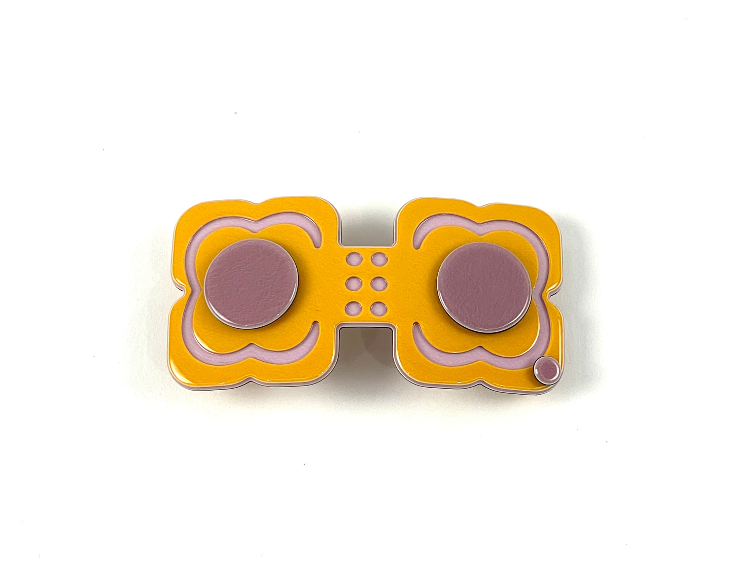 Hanover duo MINI barrette - Warm yellow