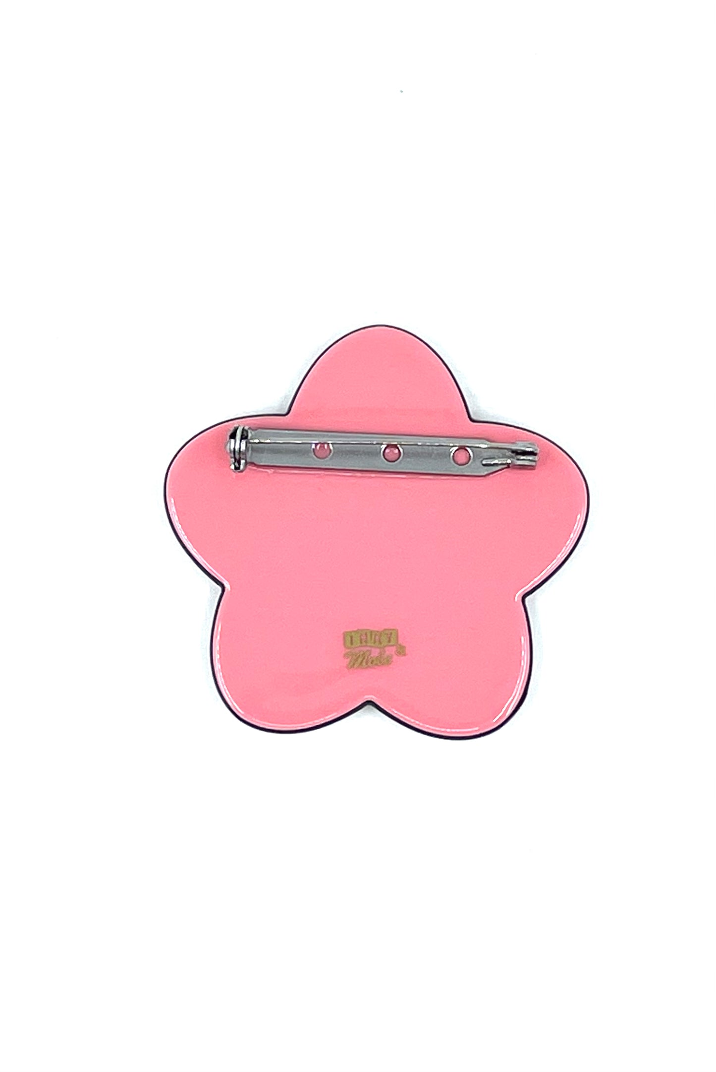 Large Bibi Brooch - Sweet pink