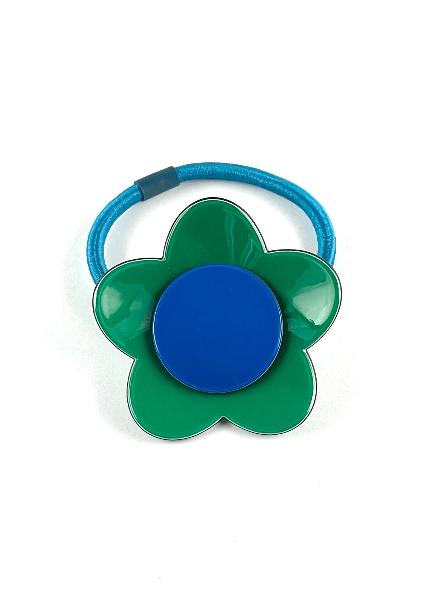 Bibi flower ponytail - Green