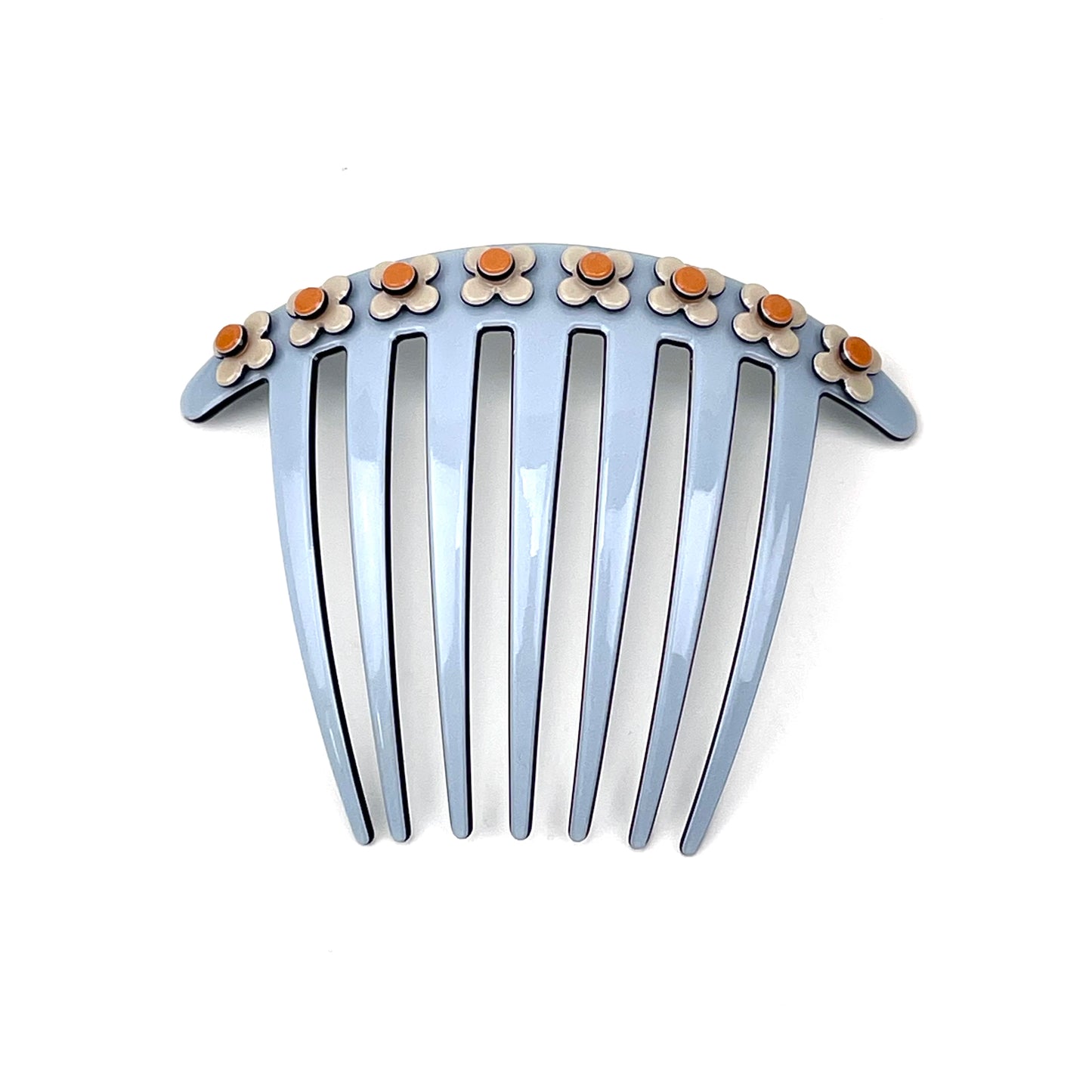 Hanover French Pleat Comb - Pale blue