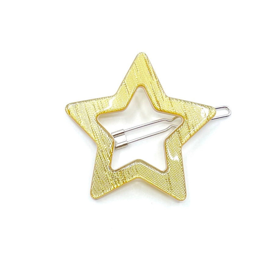 New York Hairclip - Large - Gold