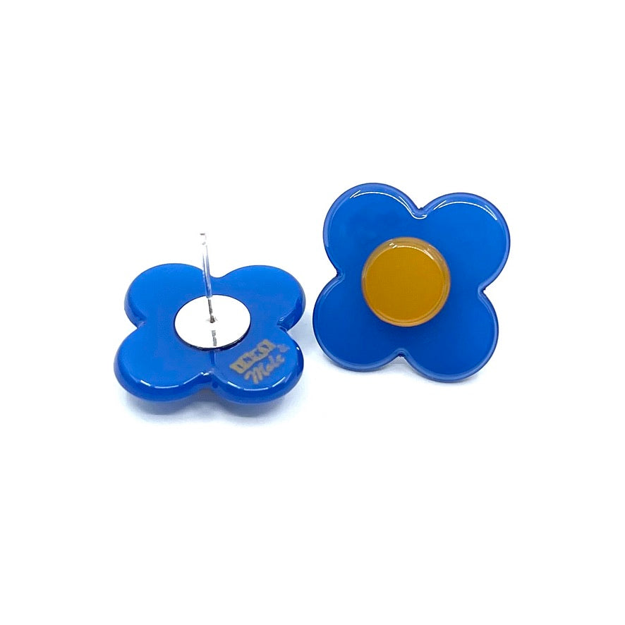 Hanover Earrings - Blue citrus