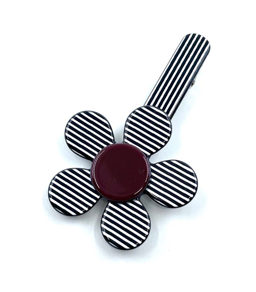 Fab flower - Silver stripe