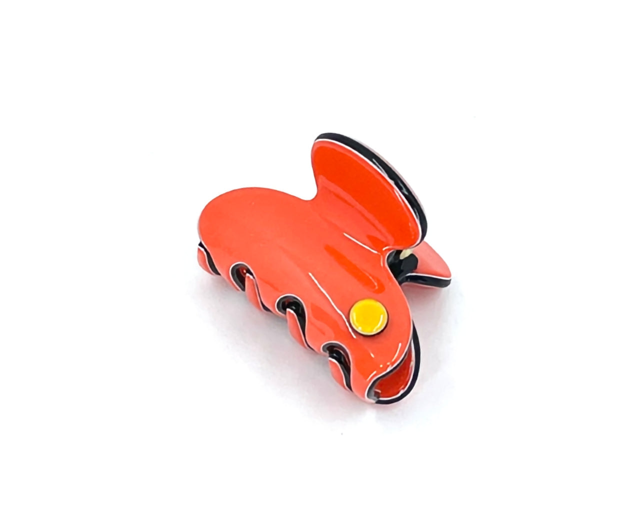 Barcelona mini claw - Coral orange
