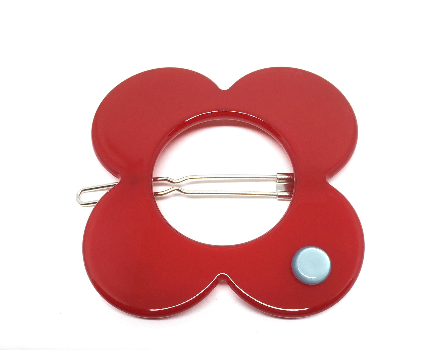 Hanover Large Hairclip - Red