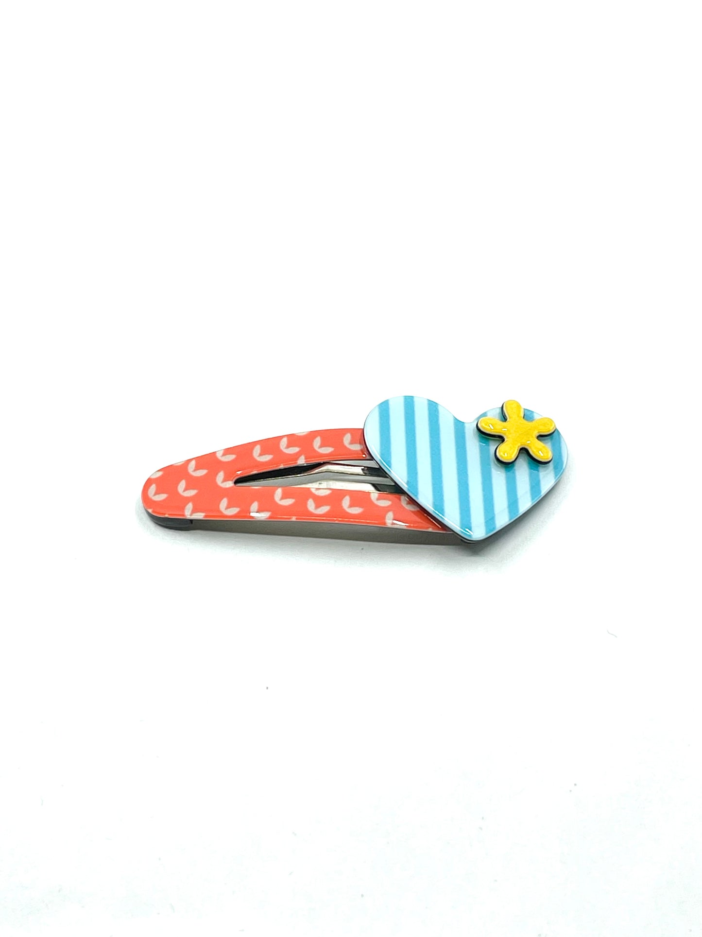 Heart click clack - Orange flutter