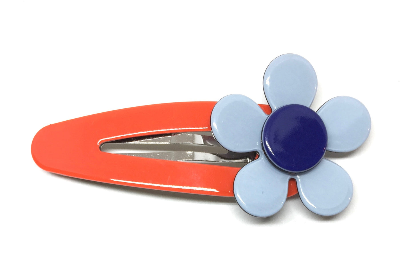 Flat flower click clack - Orange blue