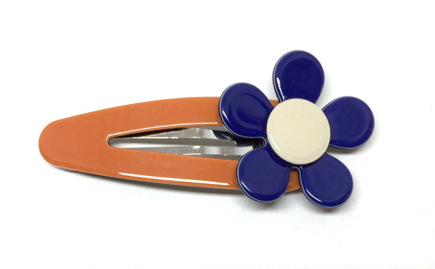 Flat flower click clack - Dark blue