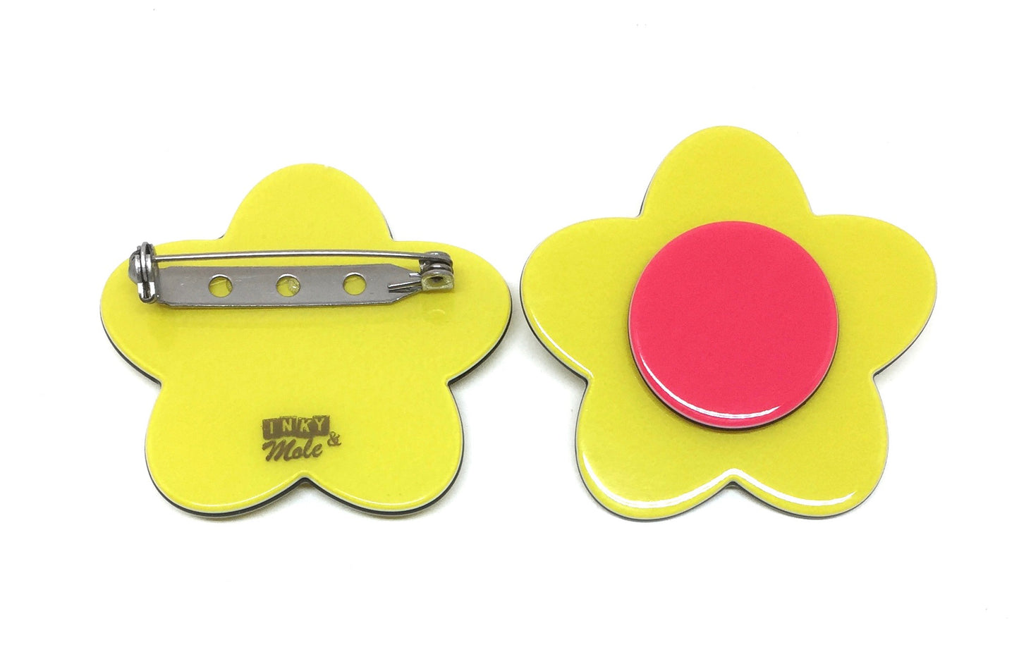 Bibi brooch - Yellow