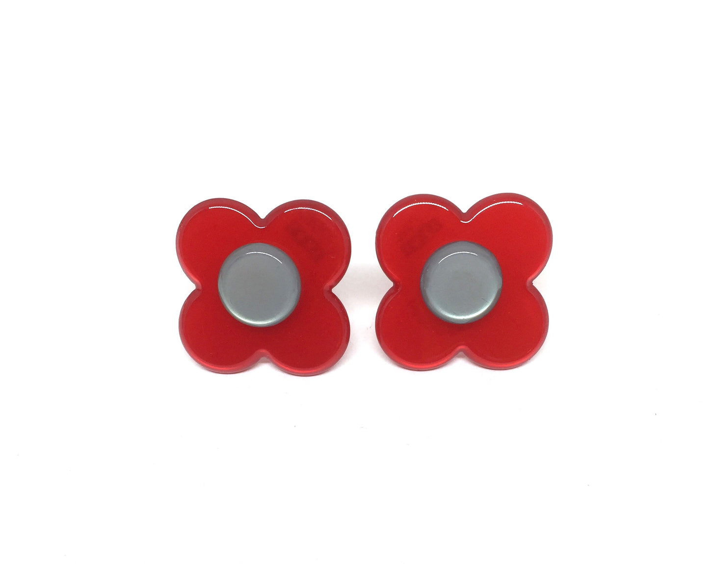 Hanover Earrings - red blue