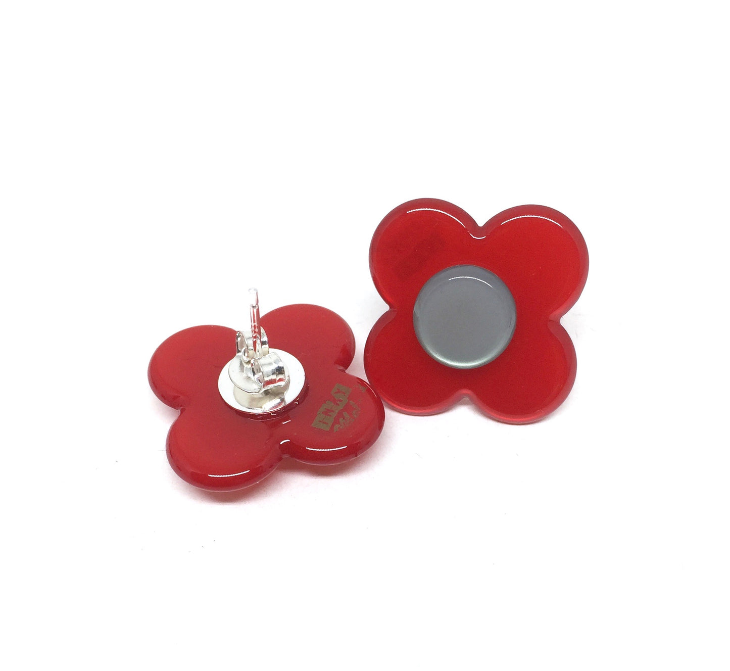 Hanover Earrings - red blue