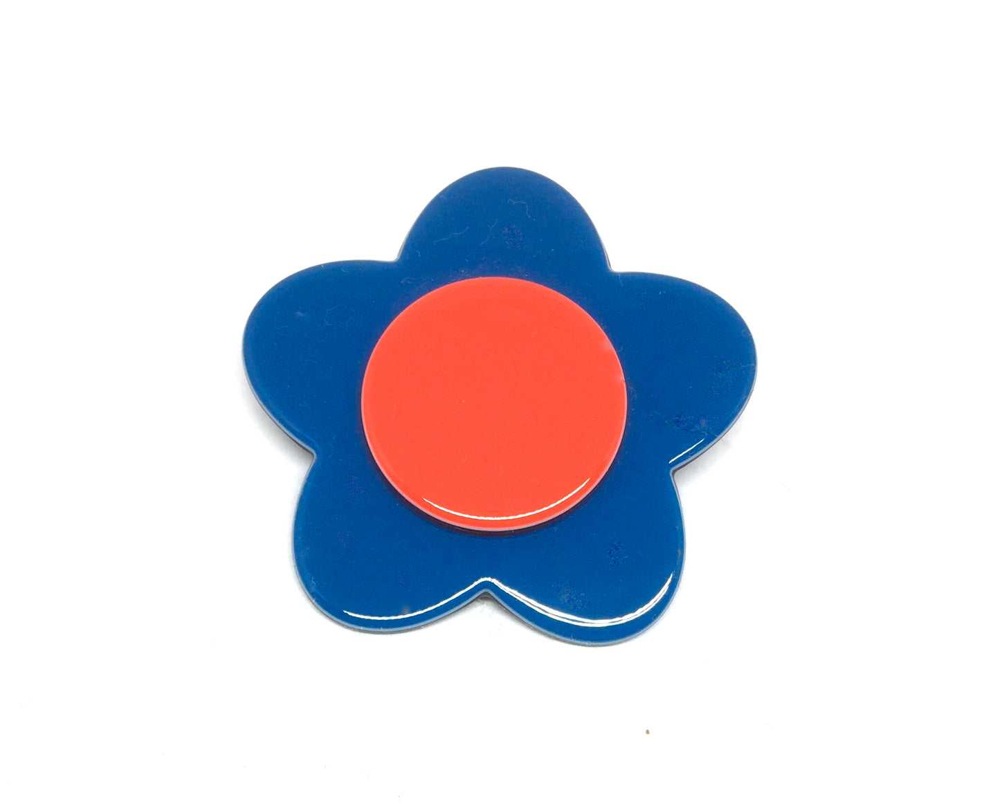 Bibi brooch - Bright blue