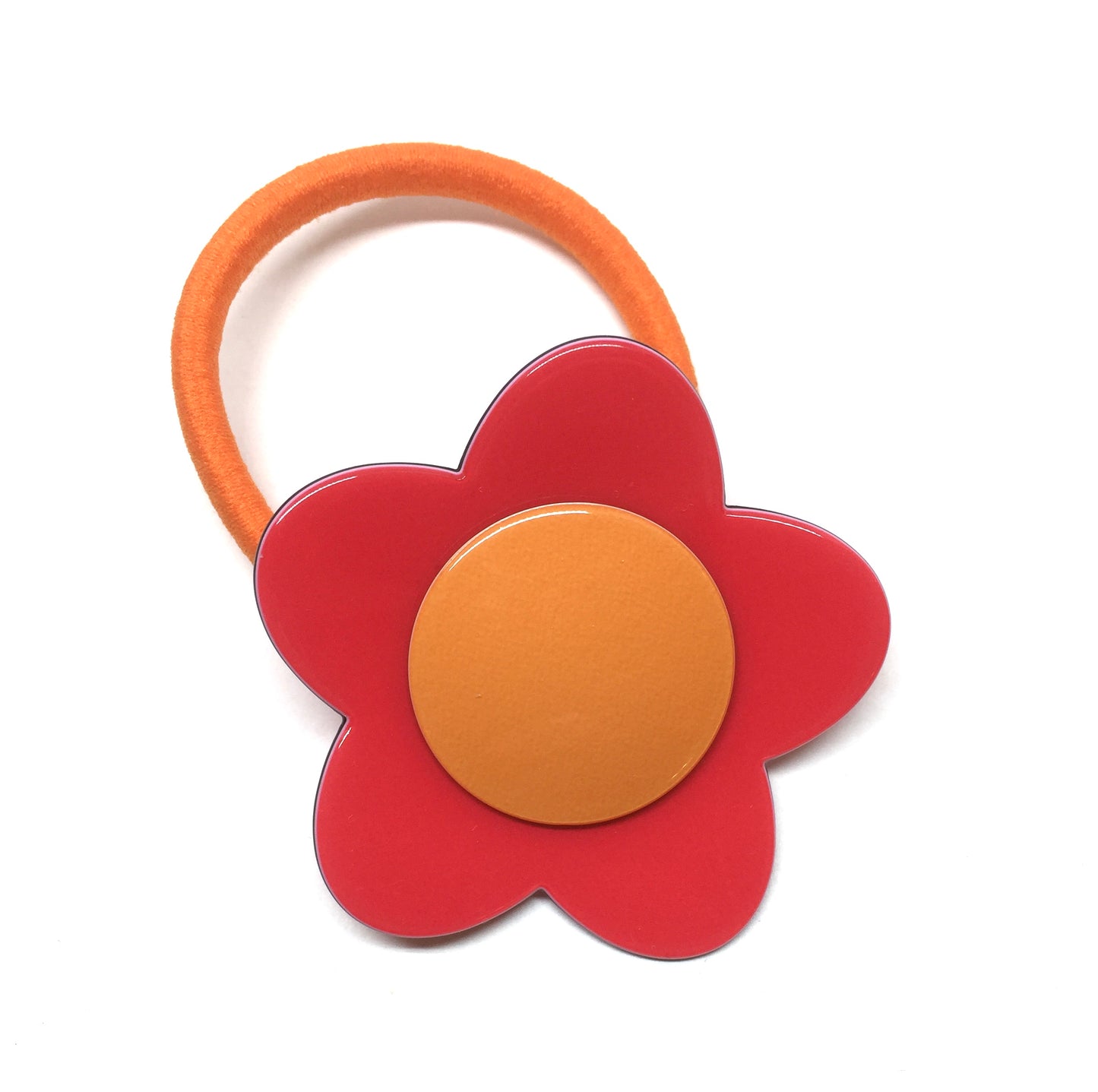Bibi flower ponytail - Pink