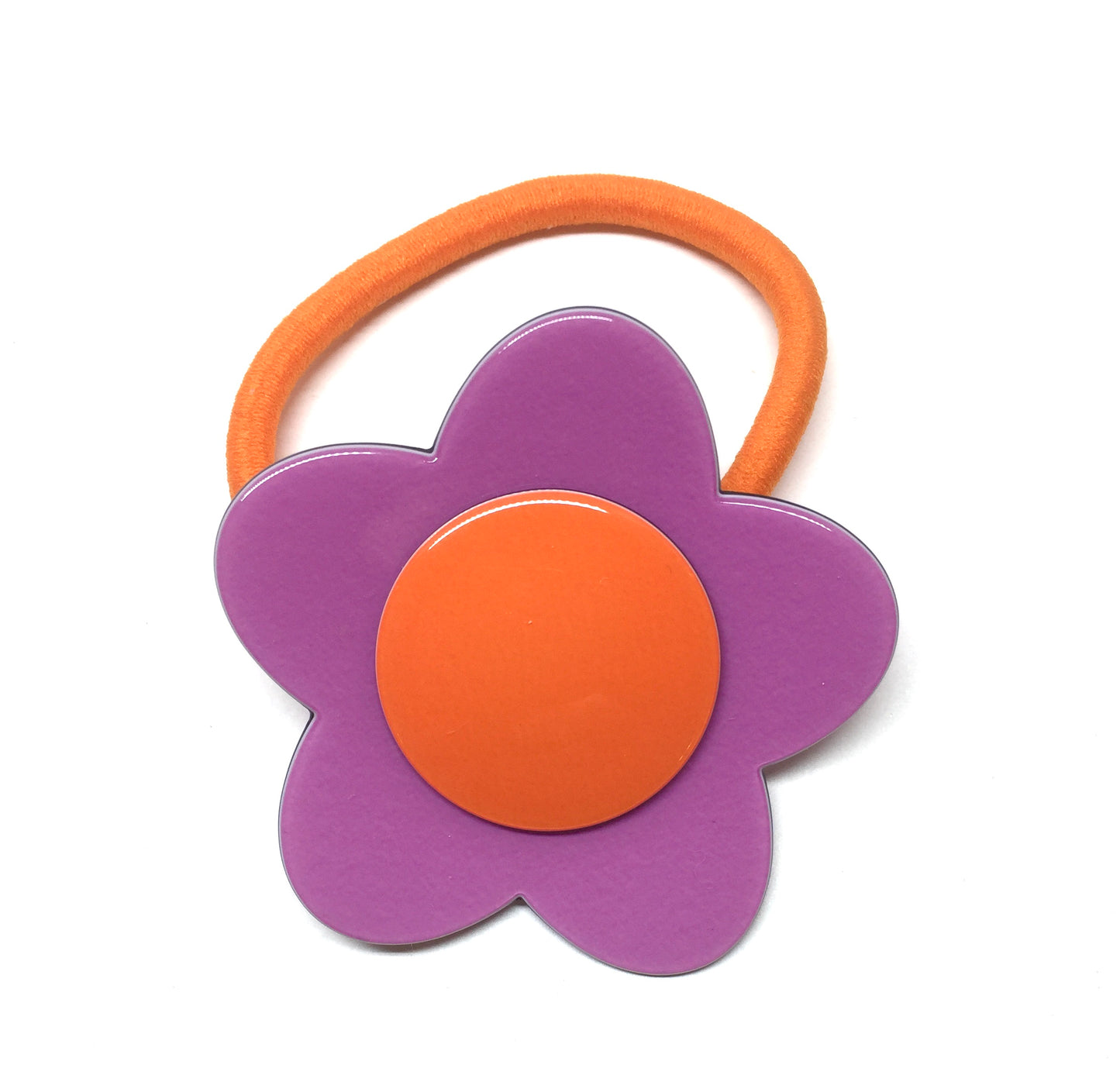 Bibi flower ponytail - Lilac
