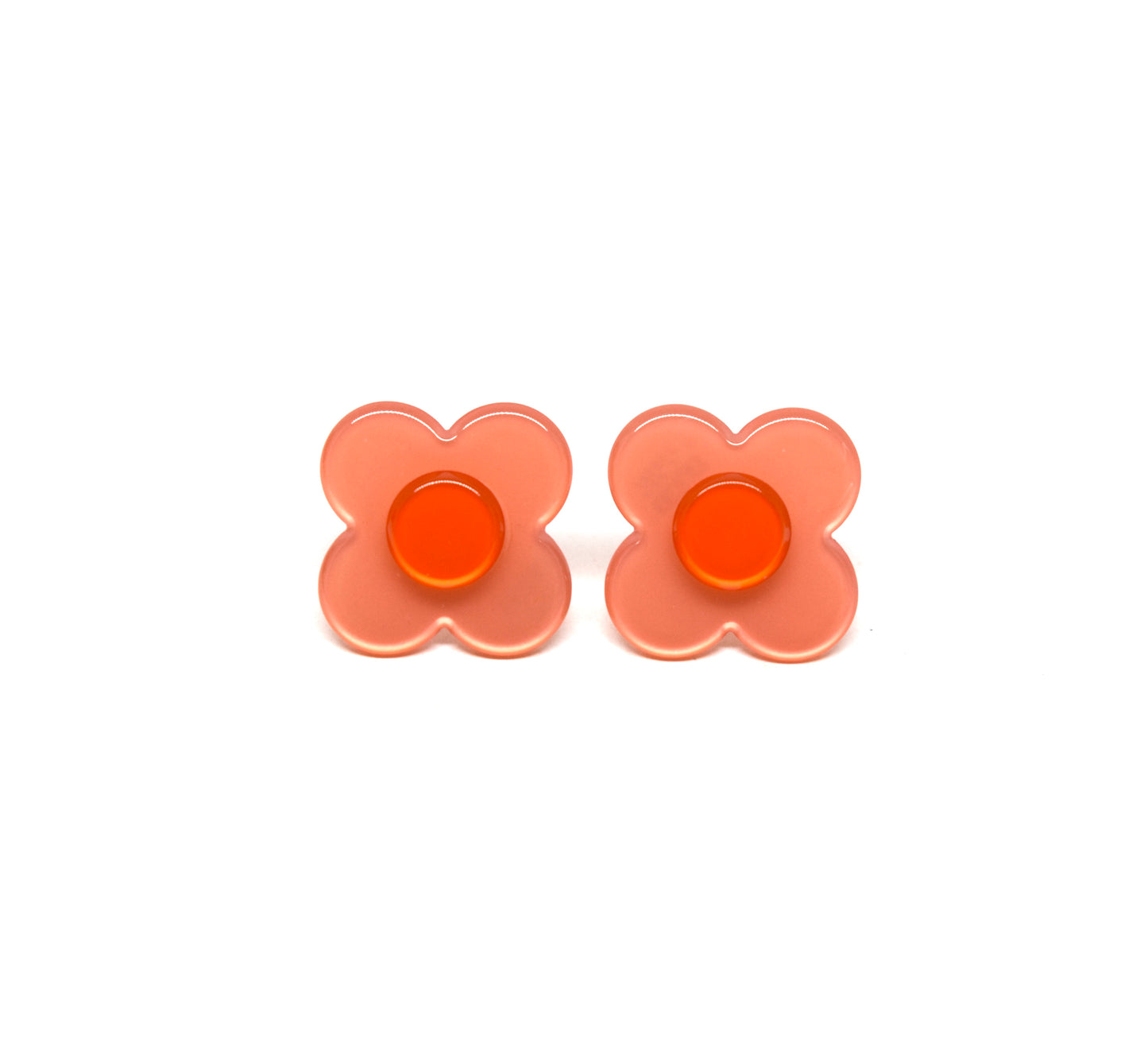 Hanover Earrings - Peachy pink