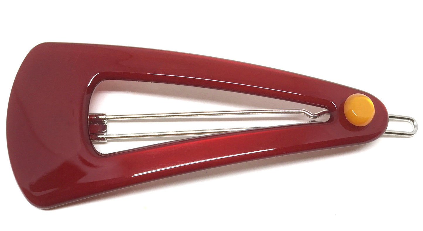 Naples Hairclip - Wine