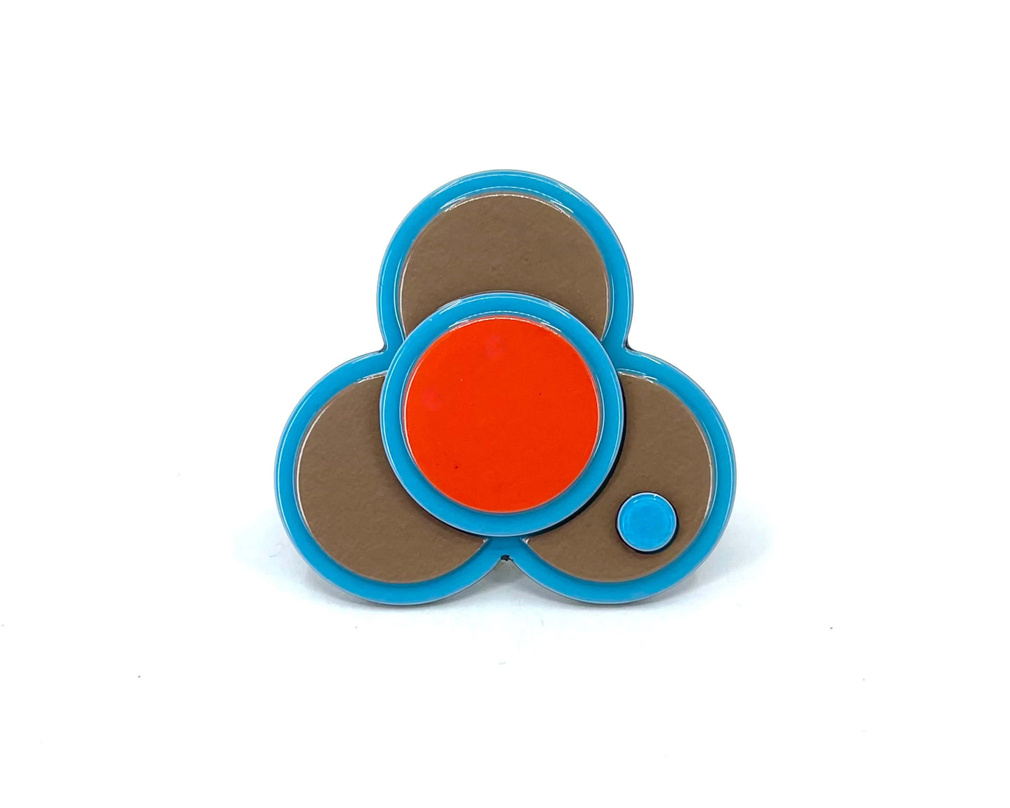 Barcelona Detail Ring - Brown