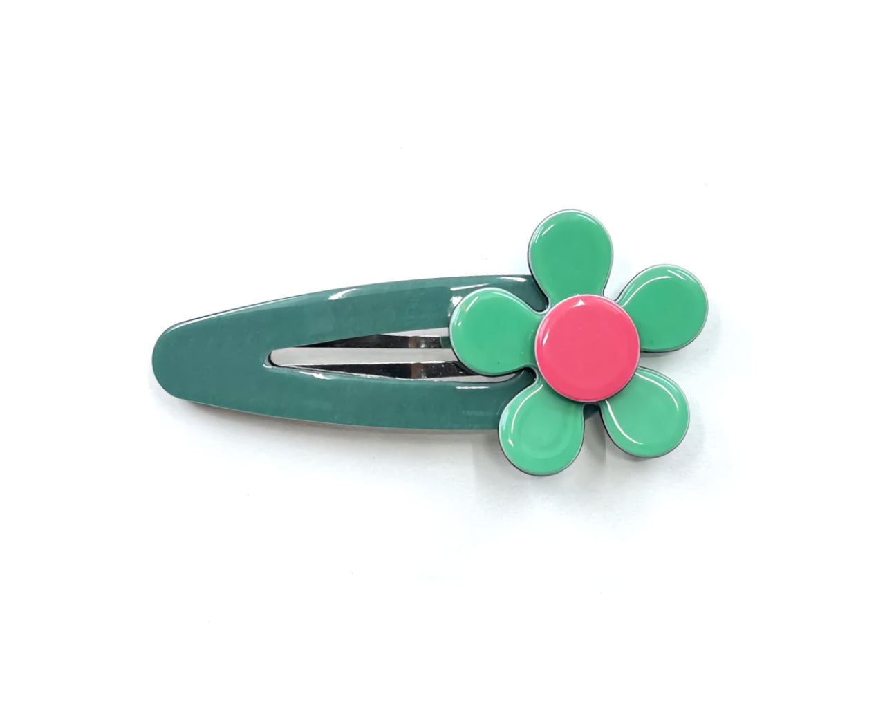 Flat flower click clack - Green