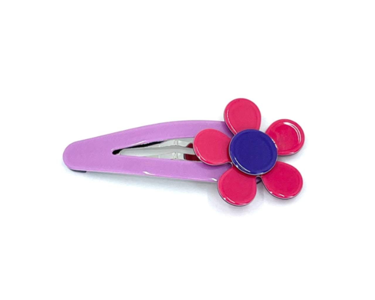 Flat flower click clack - Berry - LARGE