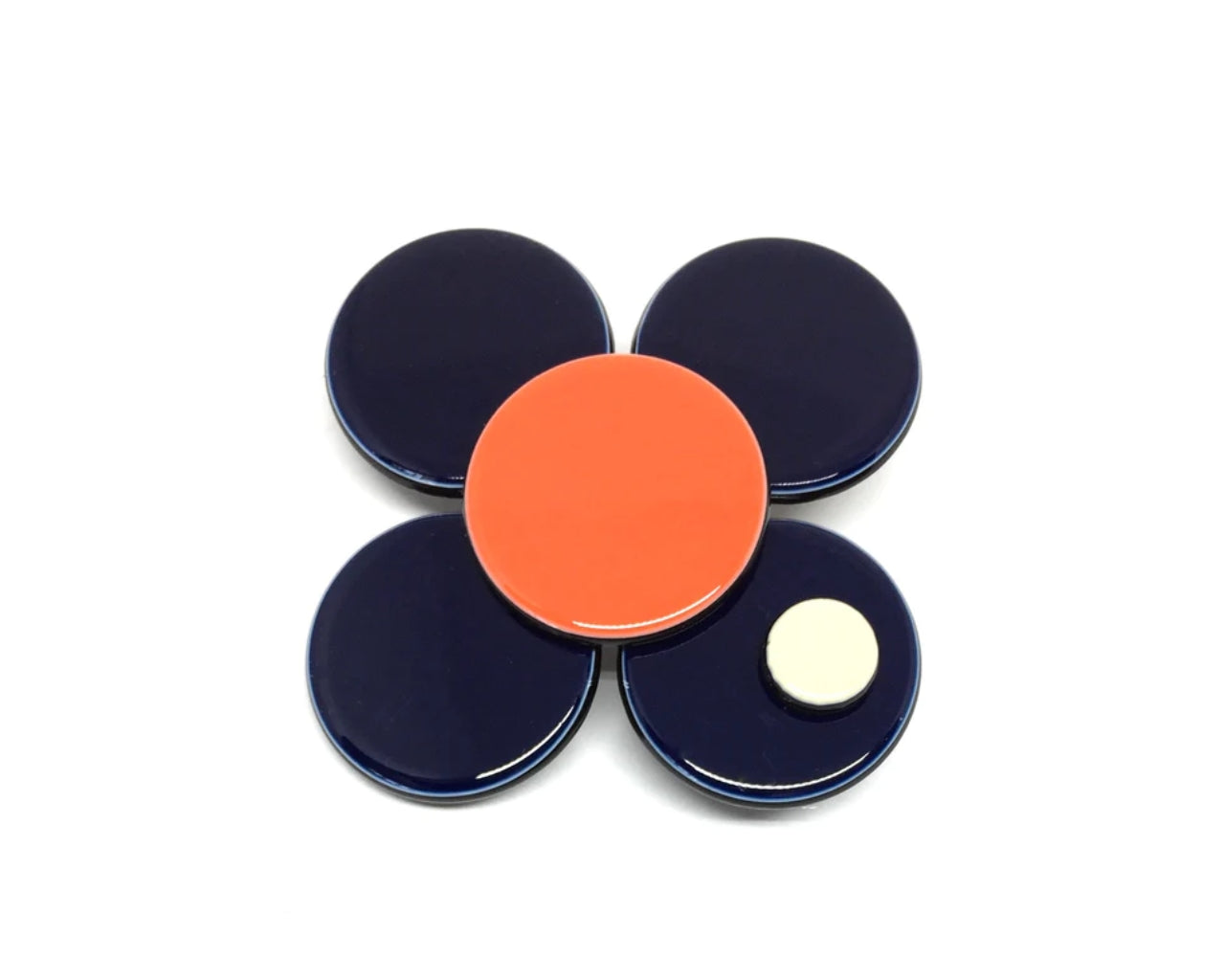 Florence flower - Navy