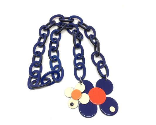 Florence necklace - Navy