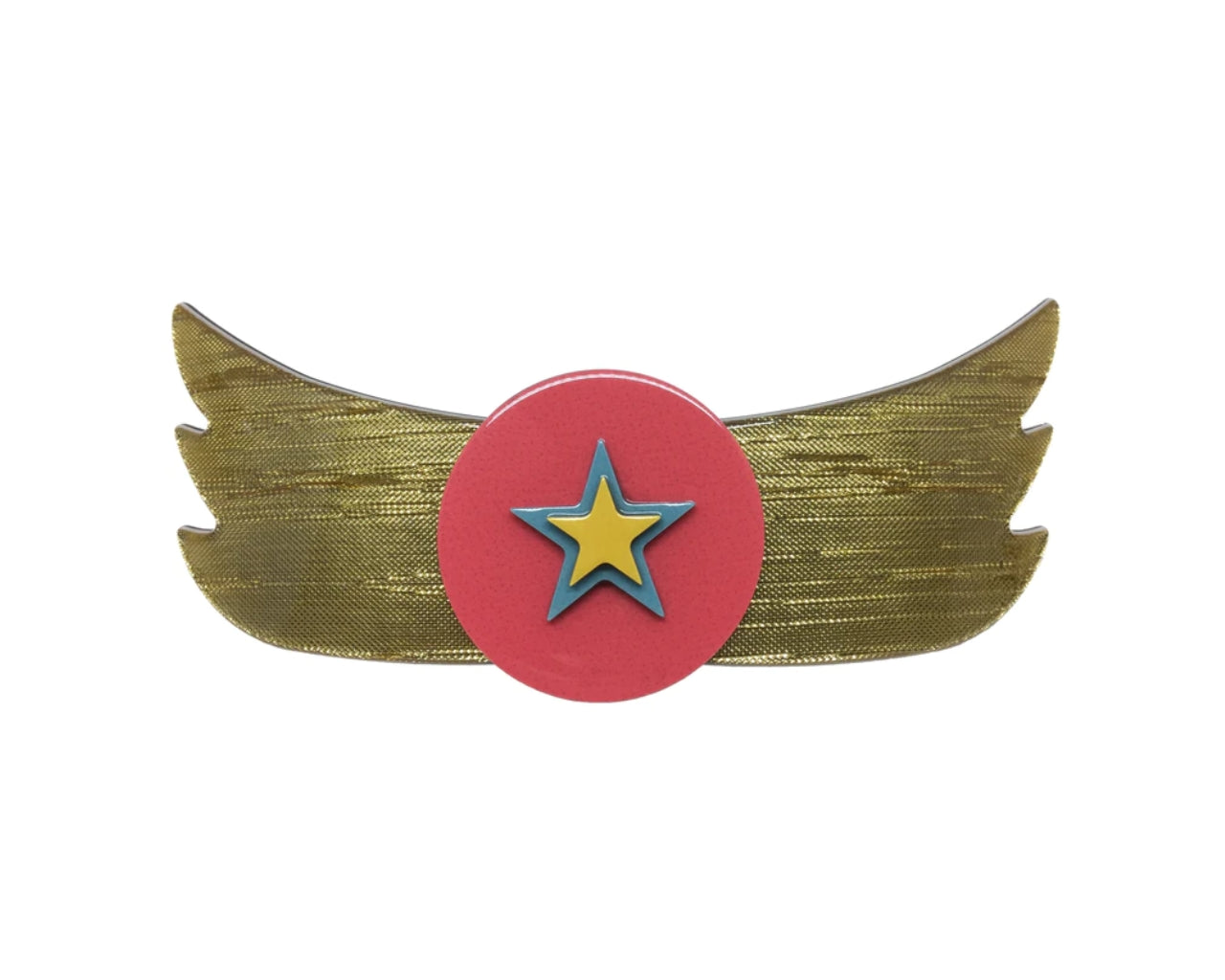Shield with gold wings
