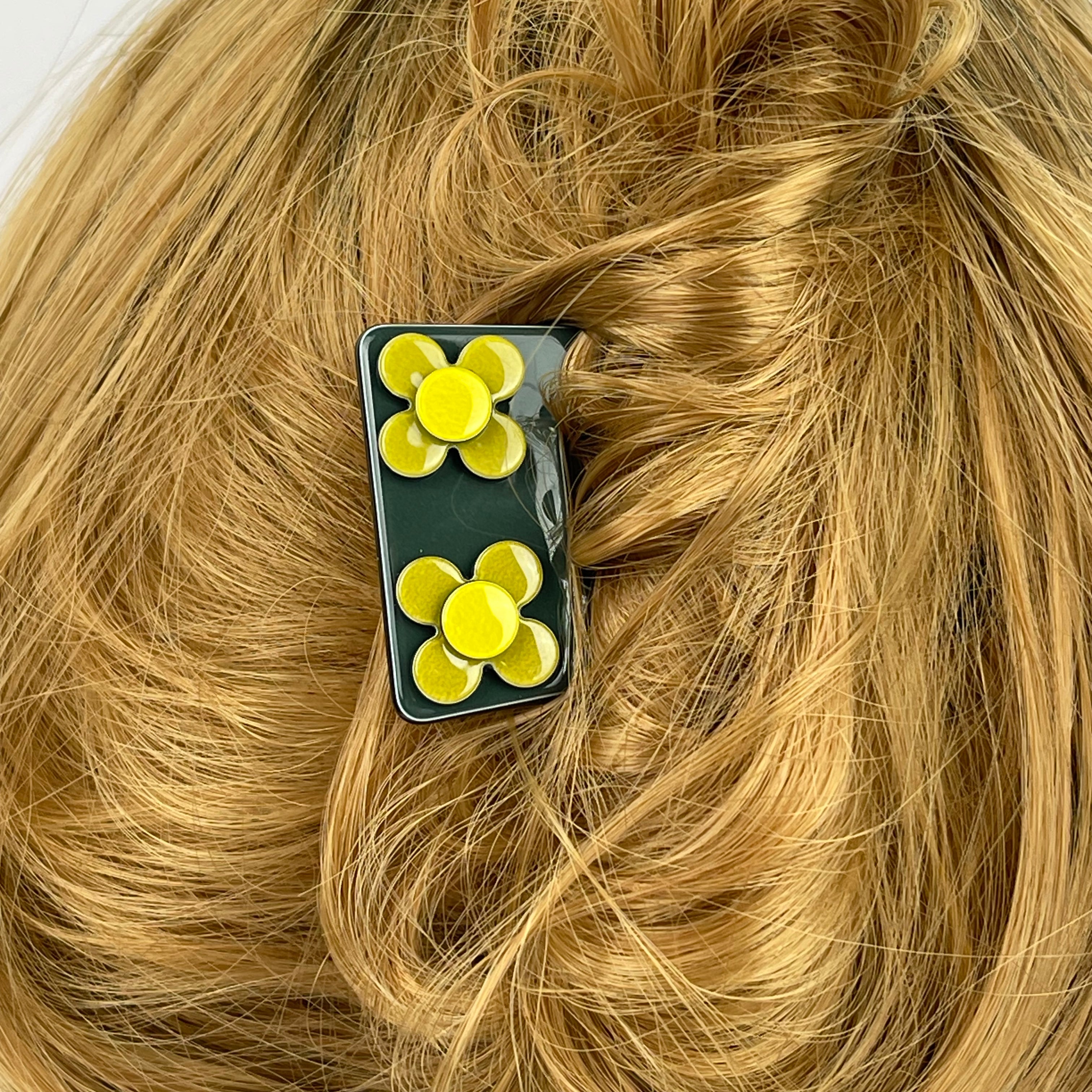Hanover hair pin - Dark green