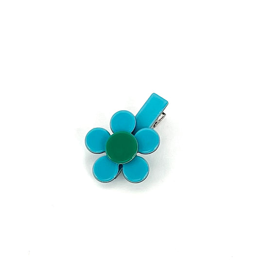 Daisy flower - Turquoise green