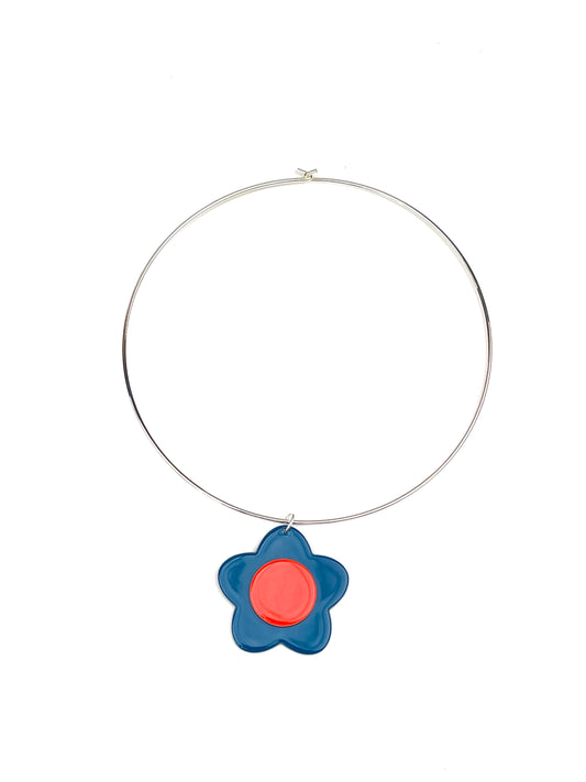 Choker - Bibi bright blue