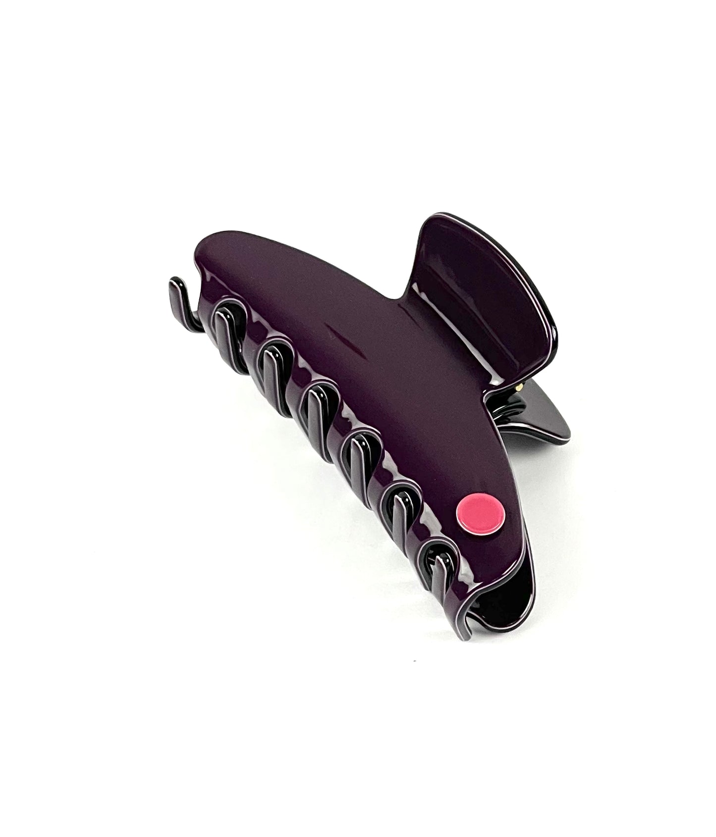 Barcelona medium claw - Deep aubergine