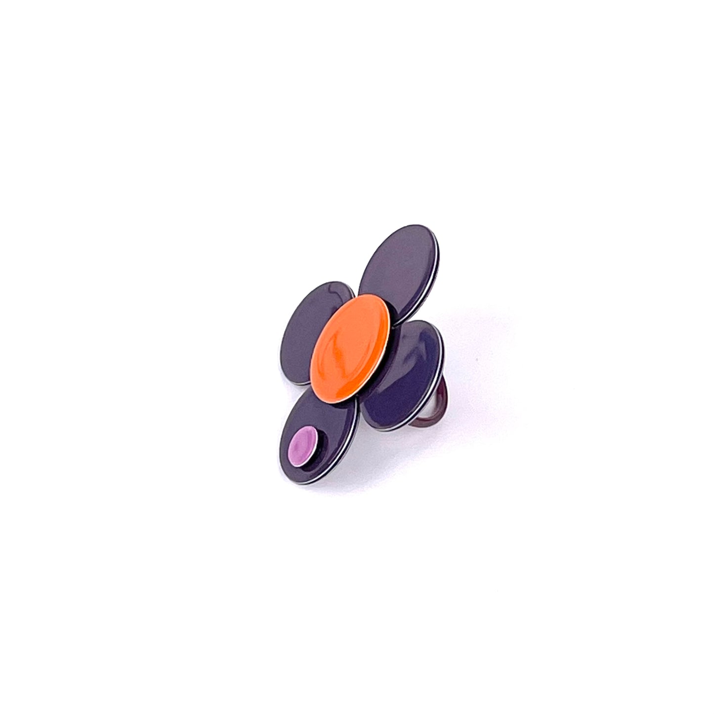 Florence Flower Ring - Grape