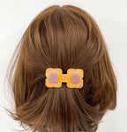 Hanover duo MINI barrette - Warm yellow