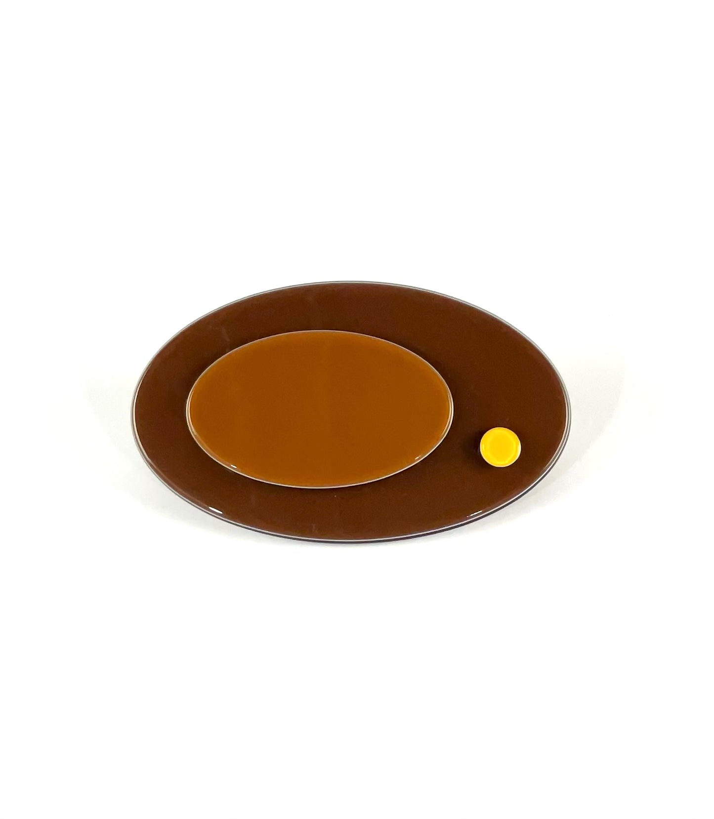 Verona MINI Barrette - Brown