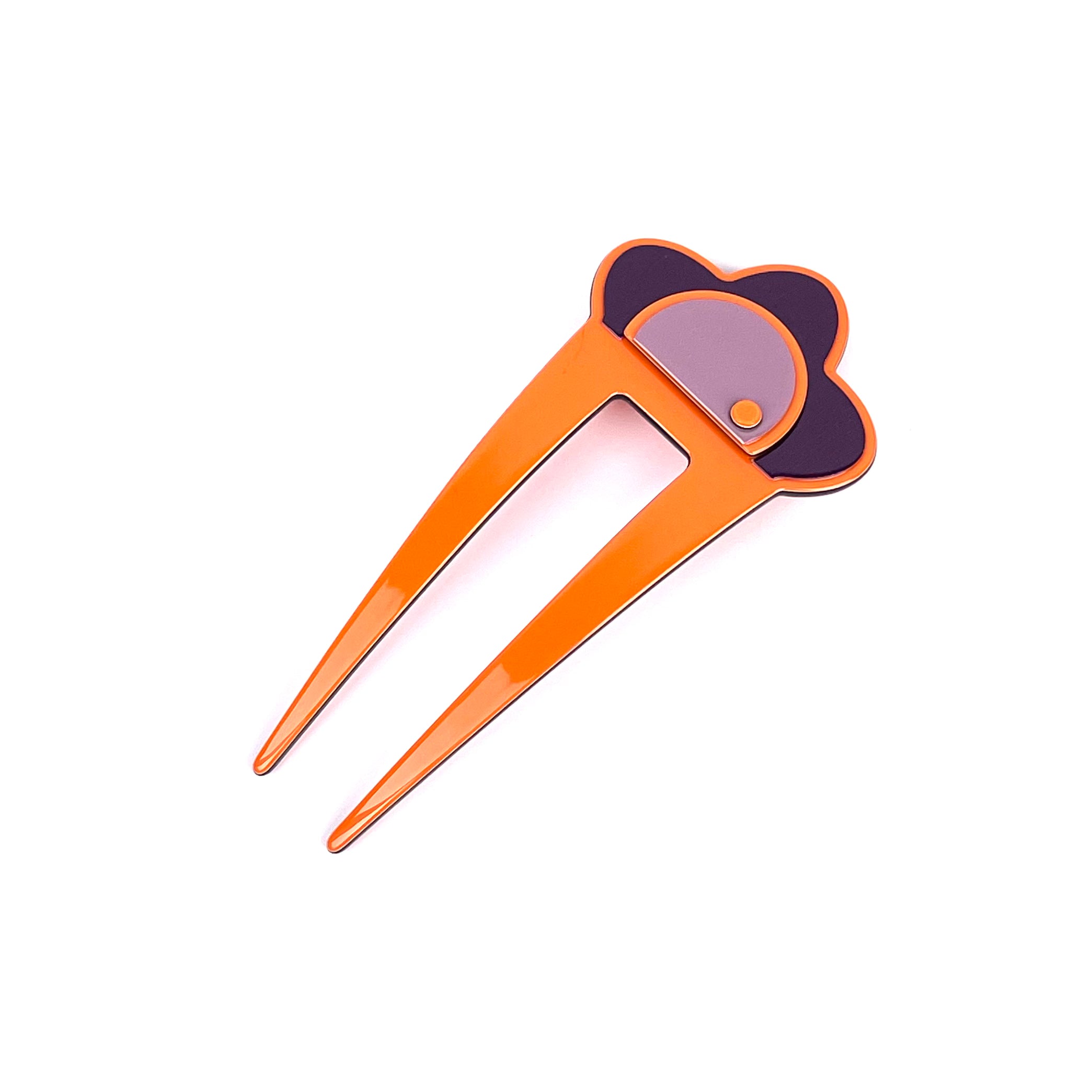 Bibi hair pin - Dusty orange