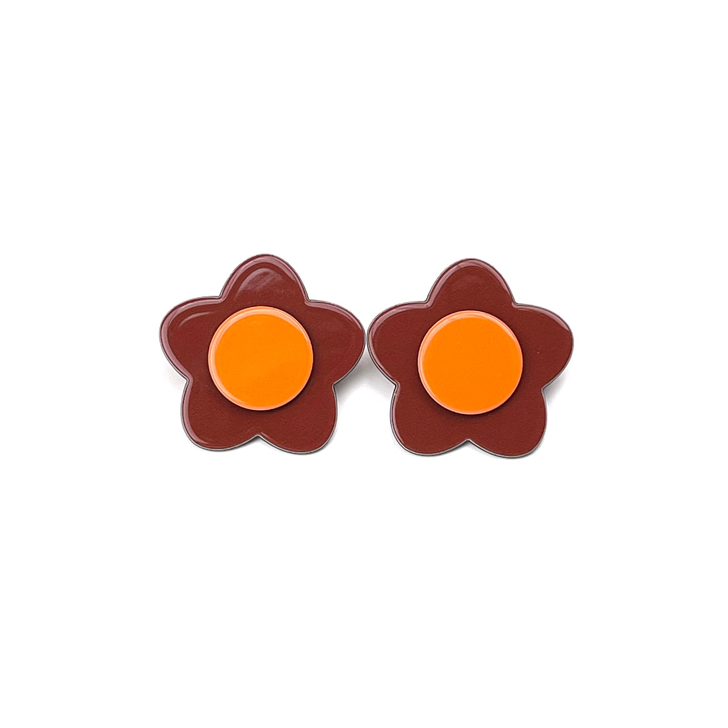 Bibi Earrings- Brown