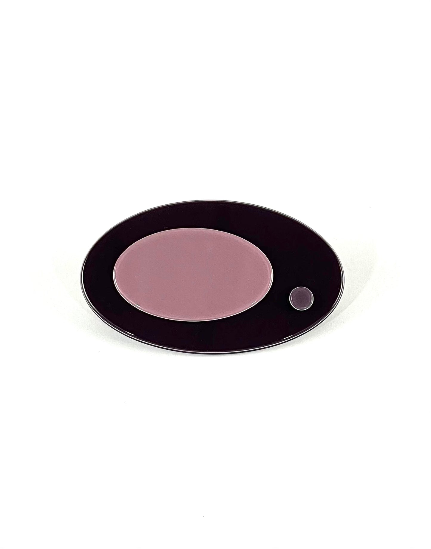 Verona MINI Barrette - Deep Aubergine