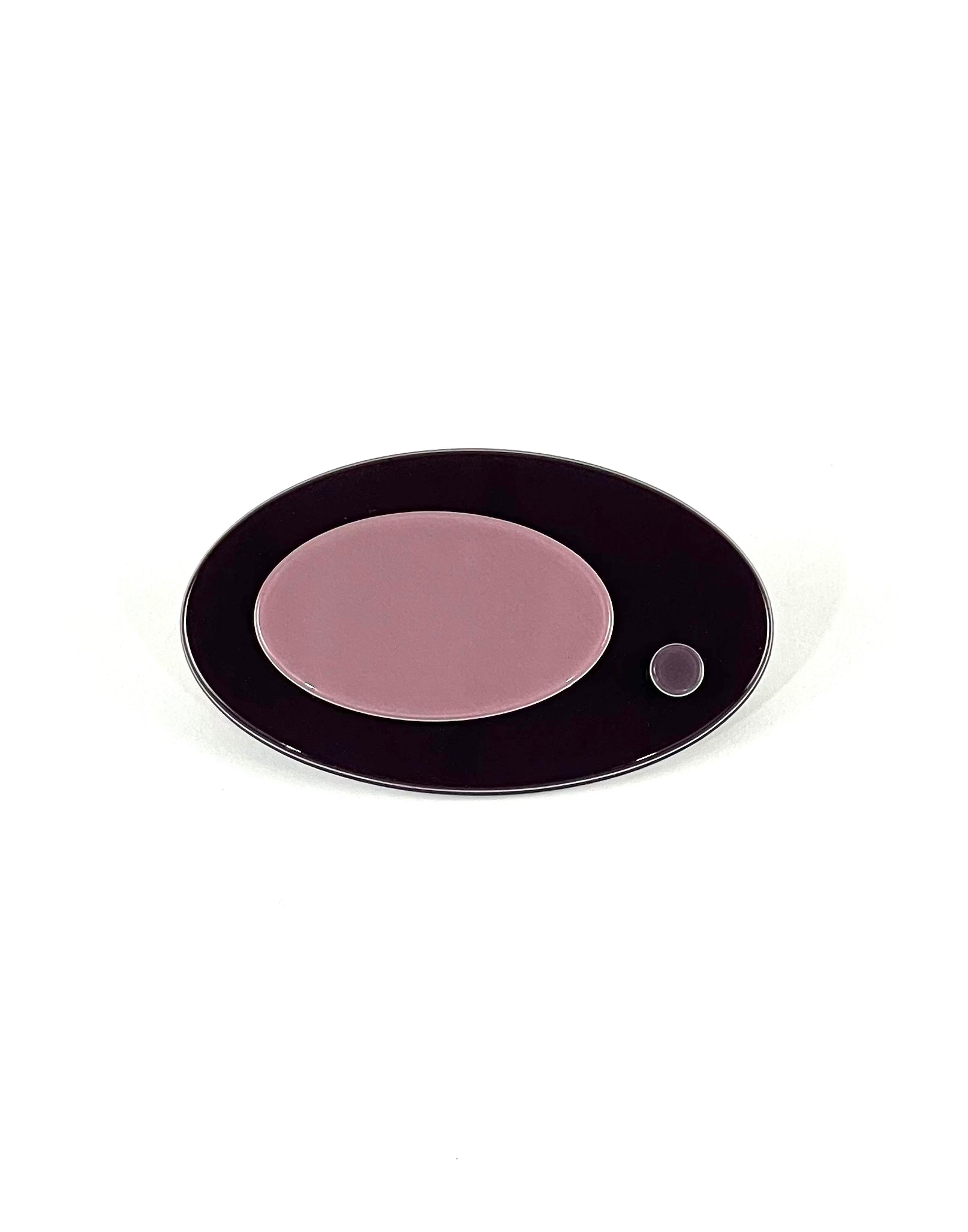 Verona MINI Barrette - Deep Aubergine