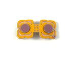 Hanover duo MINI barrette - Warm yellow