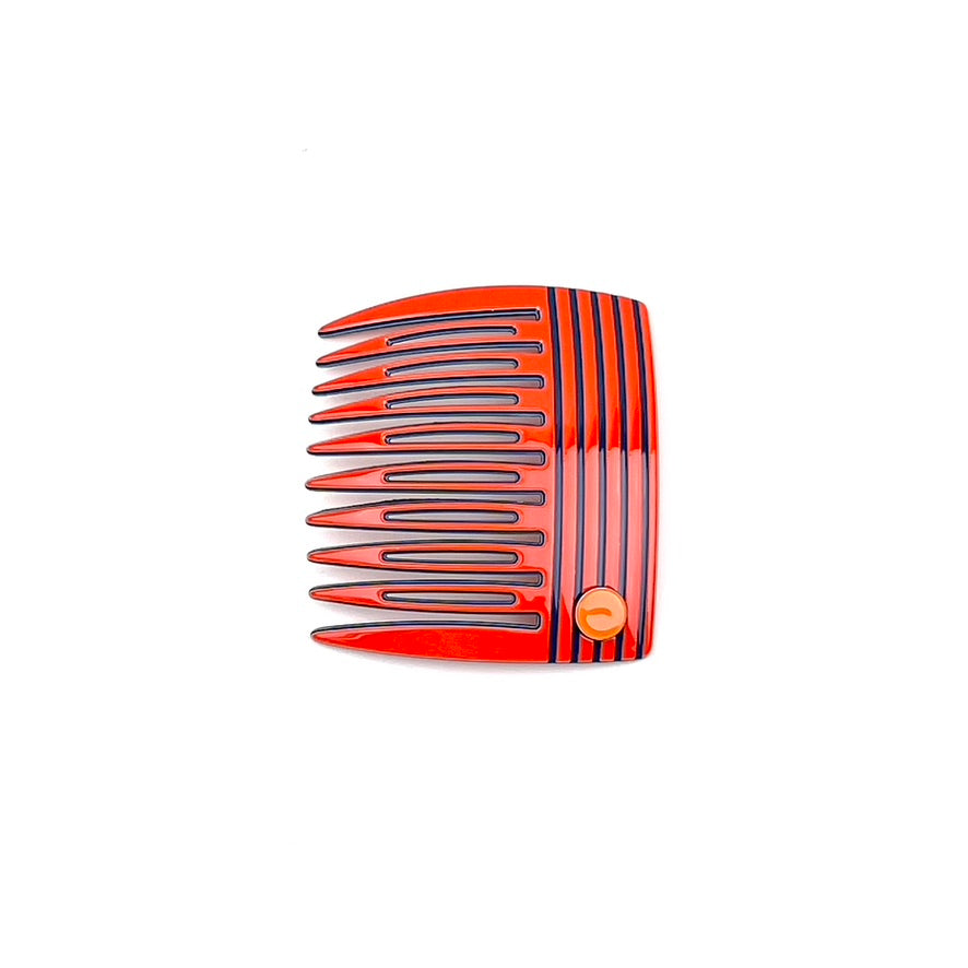 Sorrento stripe side comb - Orange