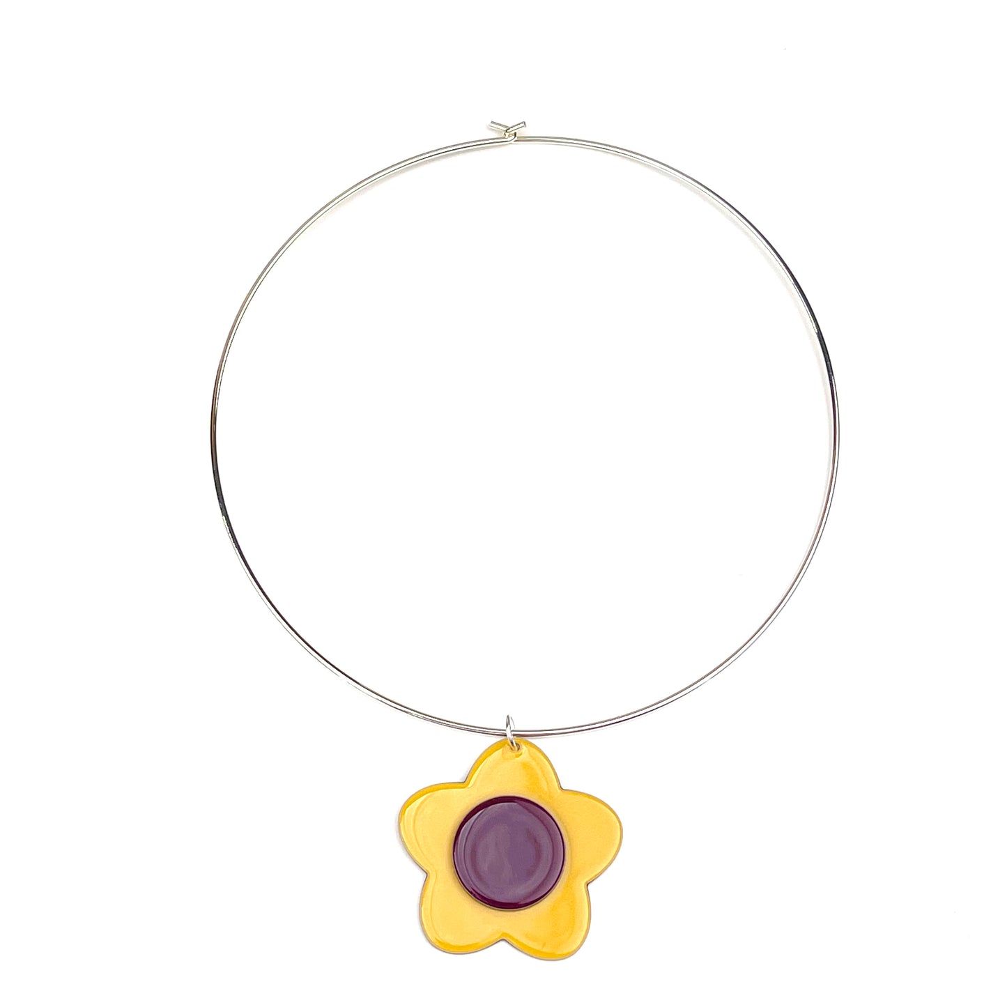 Choker - Bibi tangerine yellow