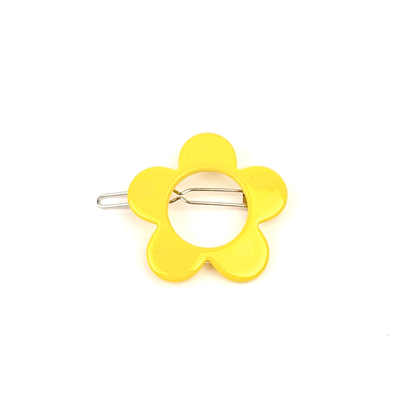 Boston Hairclip - Lemony yellow