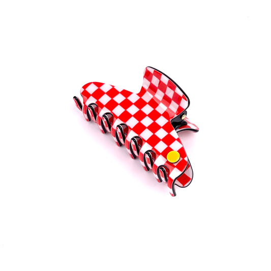 Faro claw - red check