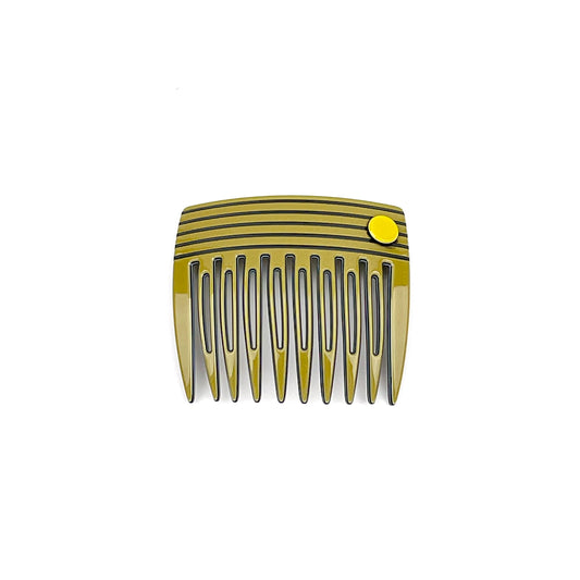 Sorrento stripe side comb - Khaki