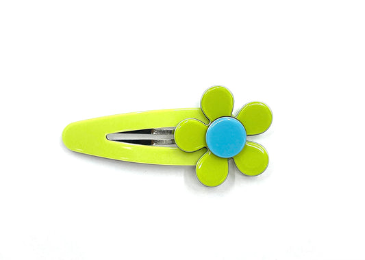 Flat flower click clack - Lime green