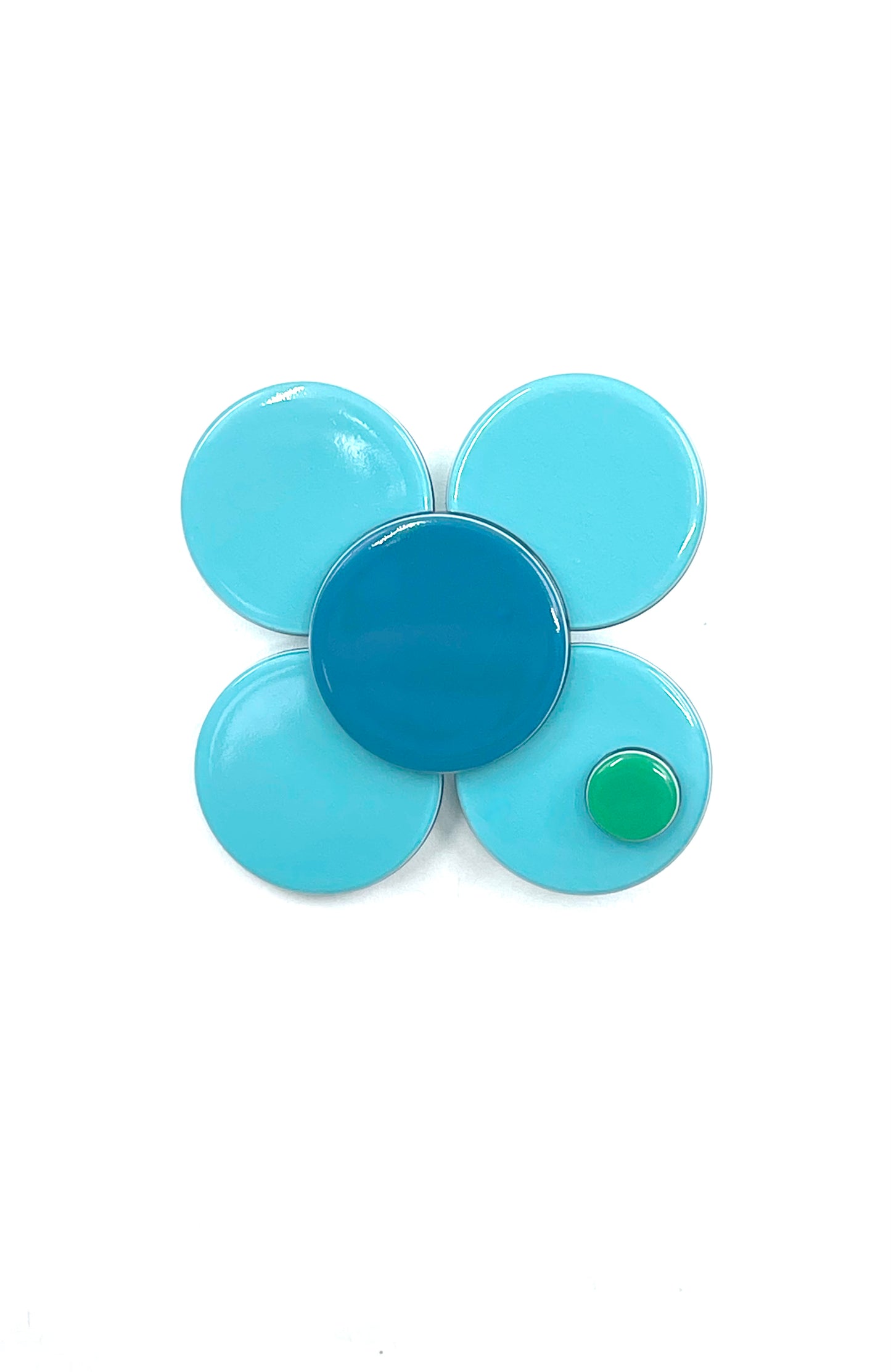 Florence flower - Blue turquoise