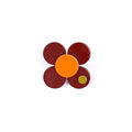 Florence Flower Ring - Rusty brown