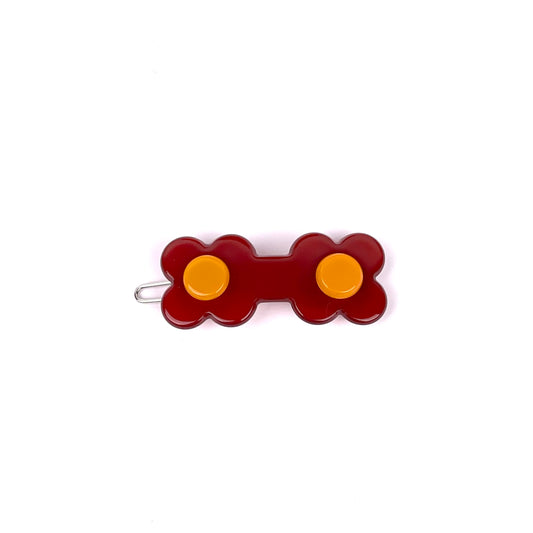 Hanover Duo Hairclip - Wine