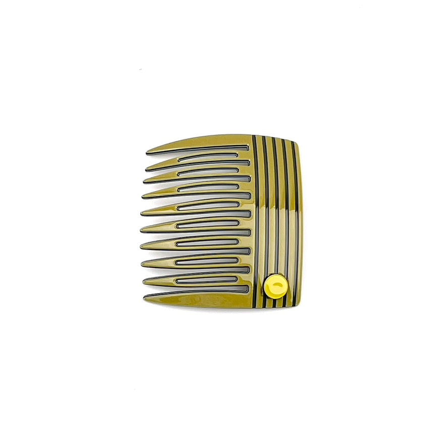Sorrento stripe side comb - Khaki