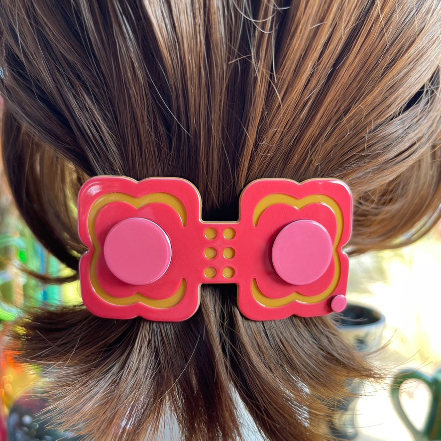 Hanover duo barrette - Pink